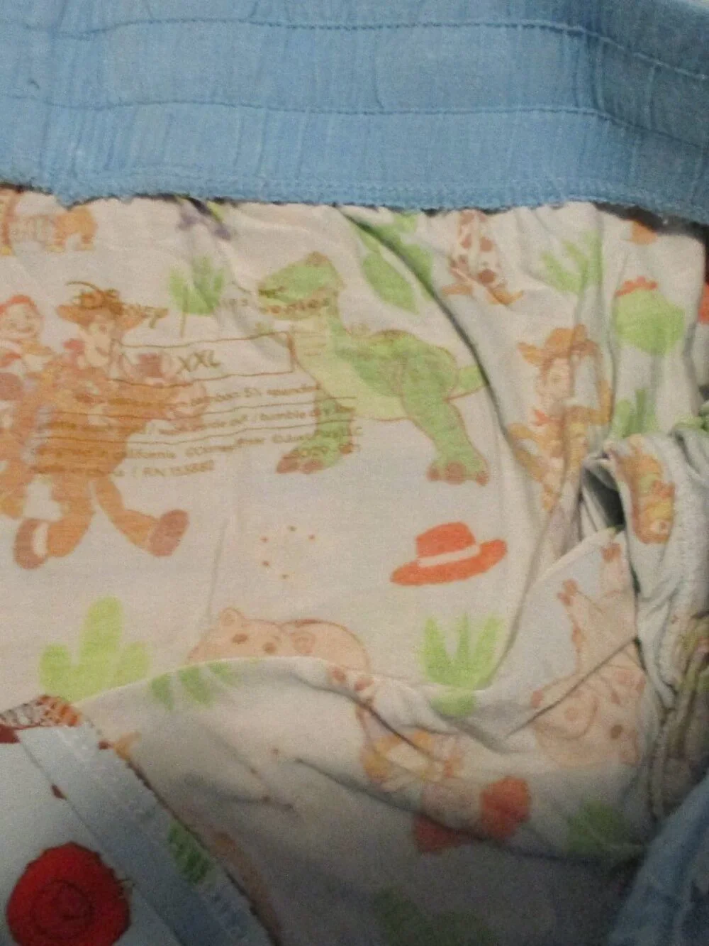 Men’s Little Sleepies Toy Story pants Size XXL  Like New